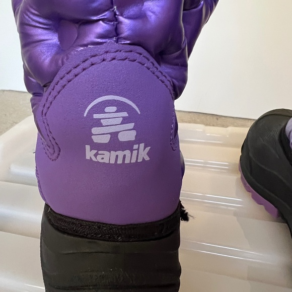 Kamik Penny Girls' Waterproof Snow Boots - Size 1 - Picture 6 of 9